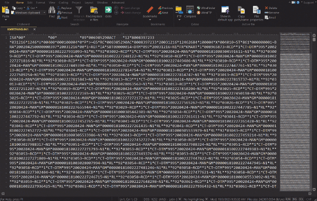 UltraEdit Reformatting Gif
