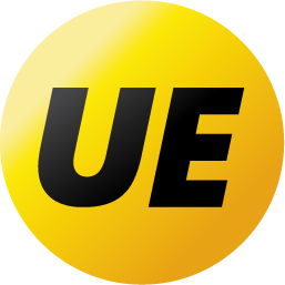 UE logo black bkg